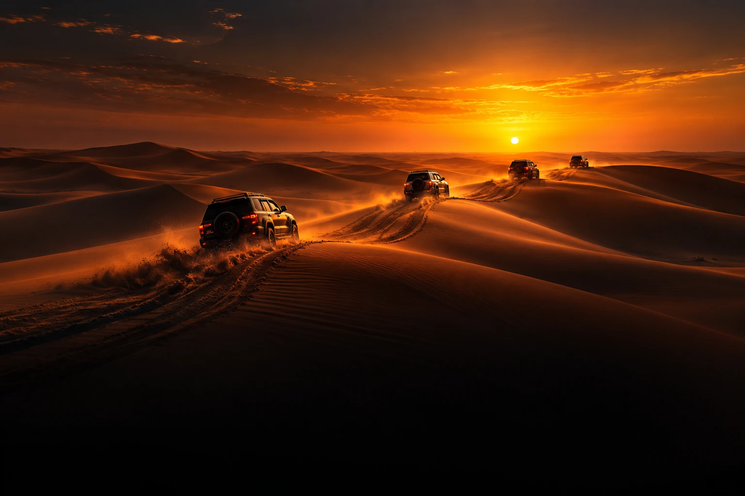 Desert dunes — the shared horizon of Savage Club