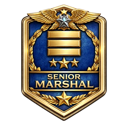 Senior Marshal badge